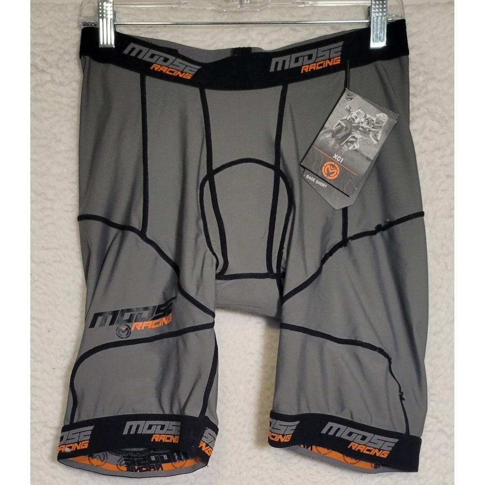 Moose Racing Mens XC1 Base Short Size L Padded Perforated Chamois NEW NWT 1708